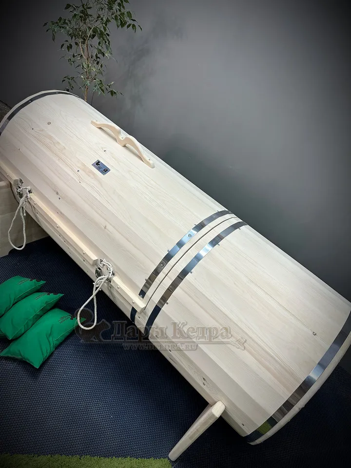 Кедровая бочка (фитобочка) горизонтальная «Профессиональная»